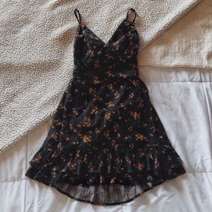 Black Floral Summer Dress